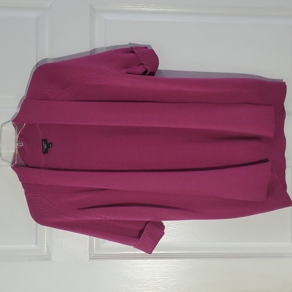 Talbots Pink Career Casual Sweater Cardigan Small Petite - Picture 1 of 9